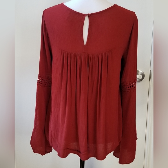 Forever 21 Boho Flowy Top, small - Picture 4 of 5